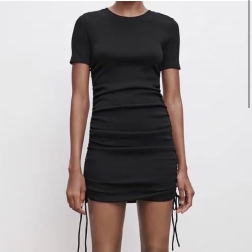 Zara rouched dress